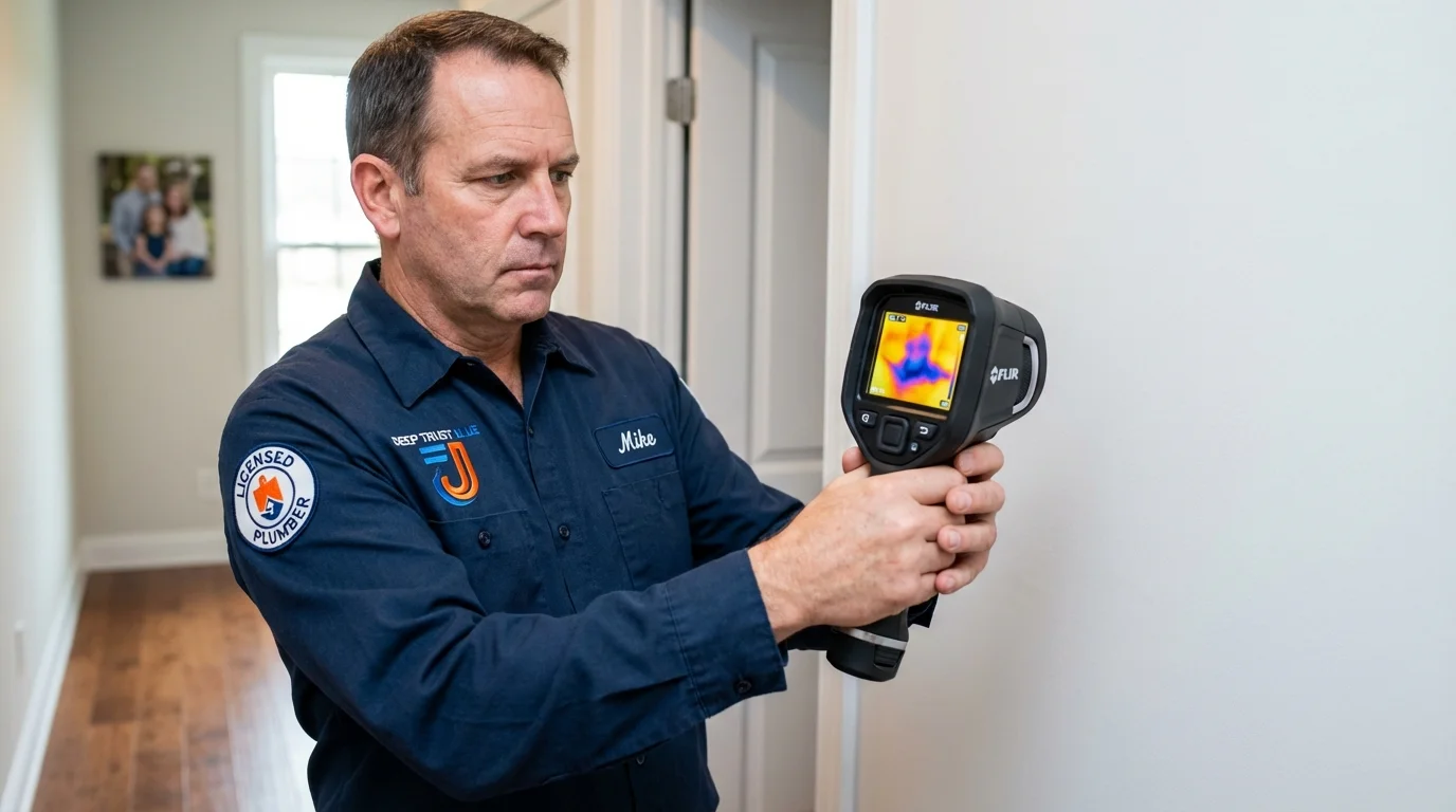Thermal imaging leak detection by Johns Plumbing LLC in Lake Helen